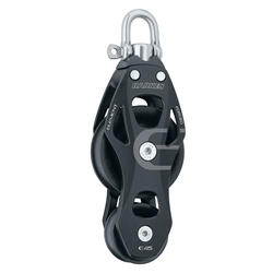 45 mm | Harken 6232 - Aluminum Element Fiddle Block, Swivel